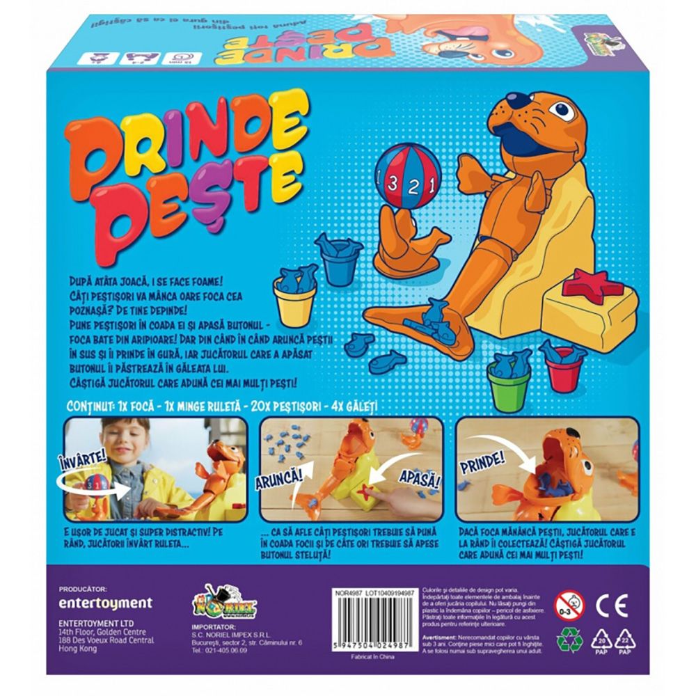 Joc interactiv, Noriel, Foca prinde peste