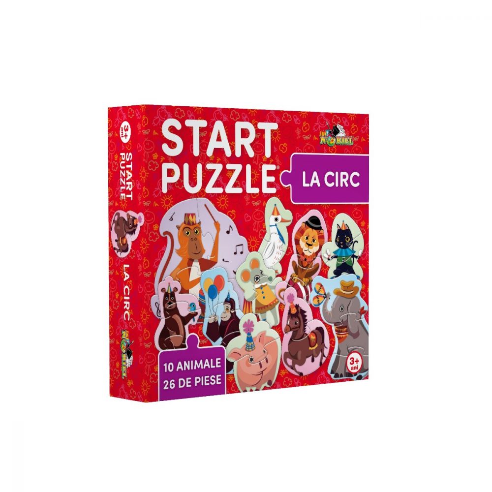 Noriel Puzzle - Start Puzzle, La circ (2, 3 si 4 piese)