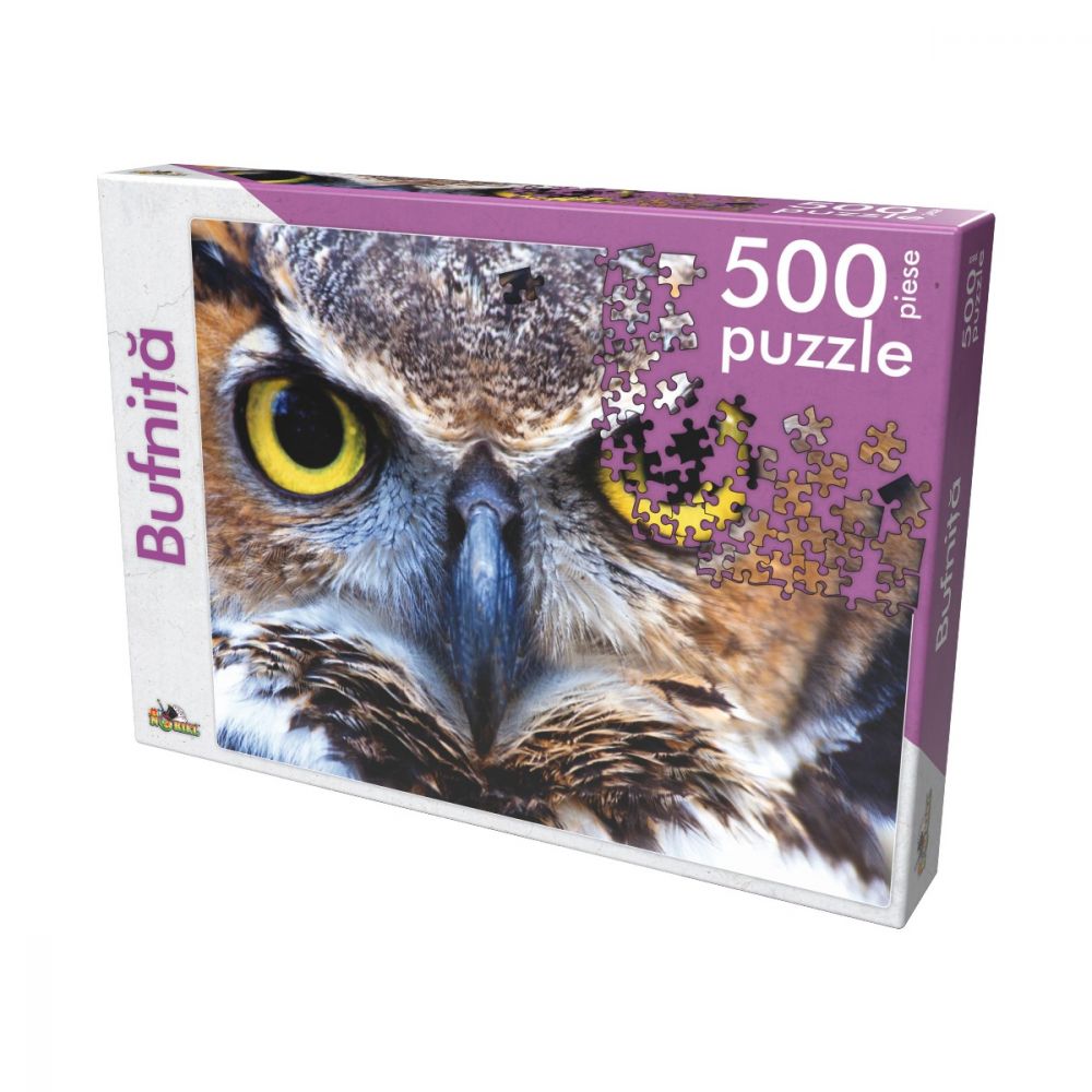 Puzzle clasic Noriel - Bufnita, 500 piese