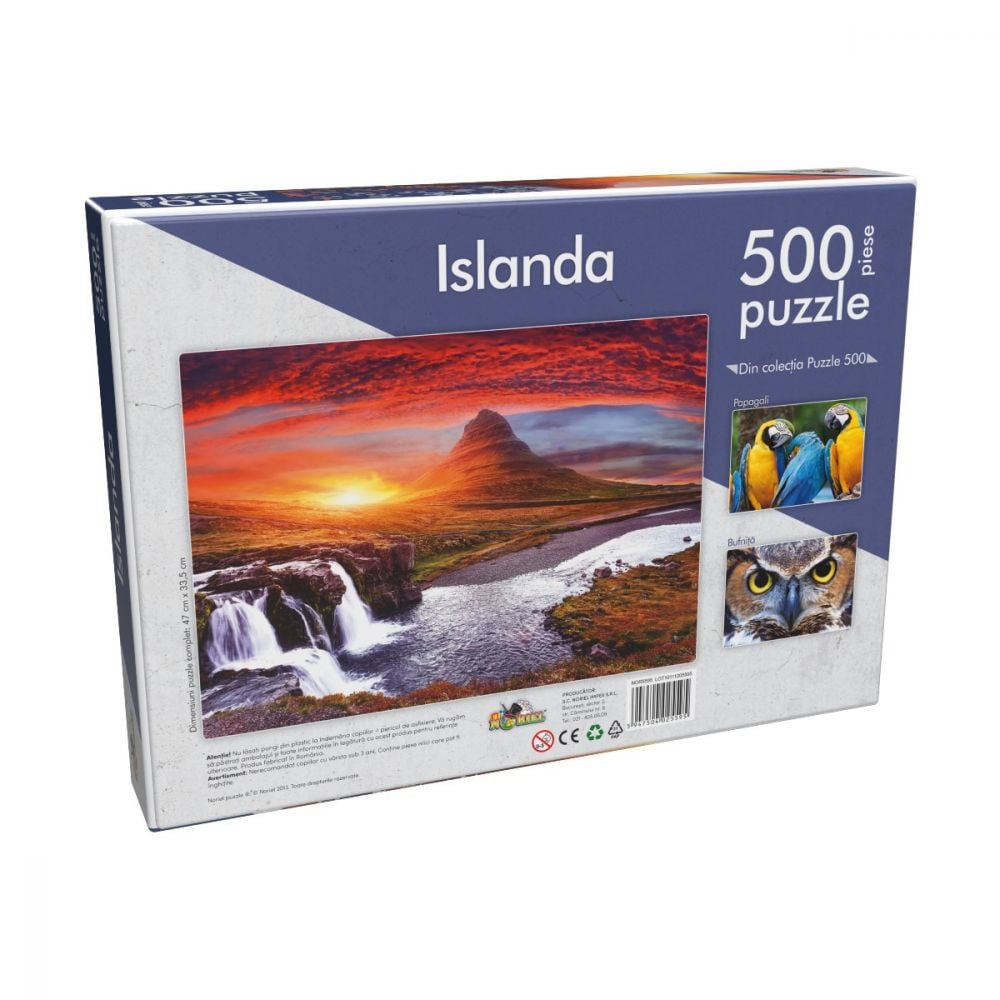 Puzzle clasic Noriel - Islanda, 500 piese