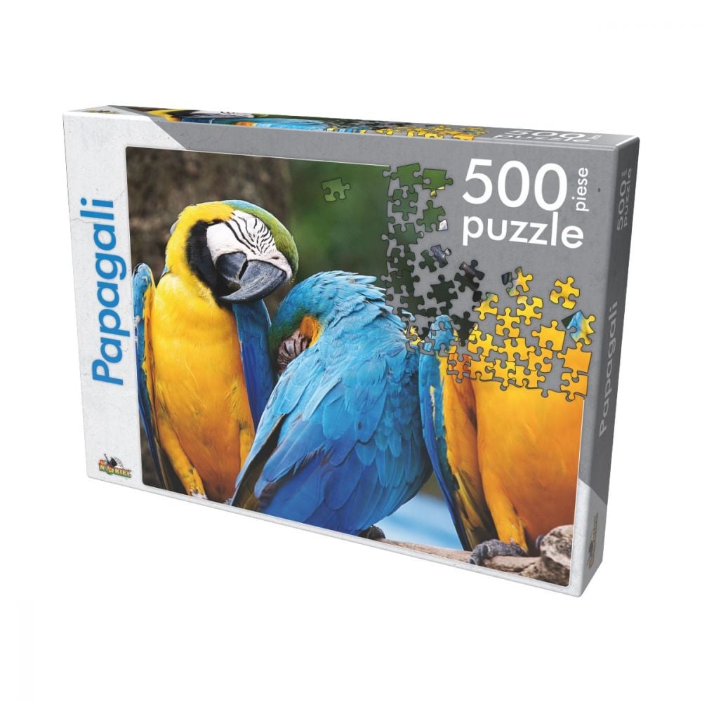 Puzzle clasic Noriel - Papagali, 500 piese