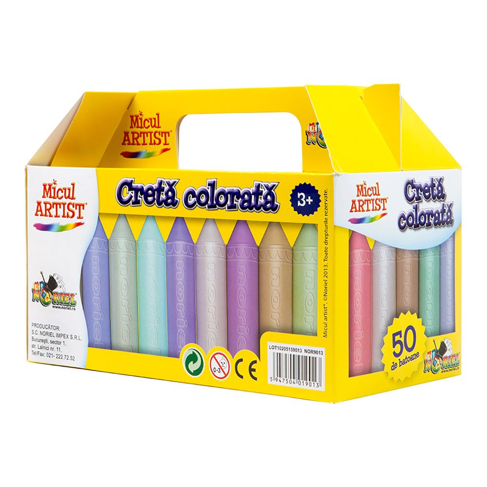 Micul Artist - Creta colorata 50 de batoane