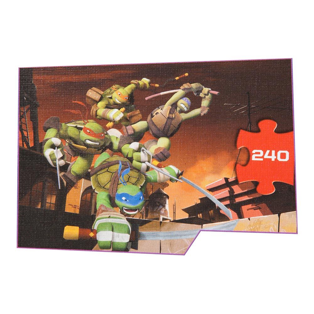 Puzzle Noriel Testoaselor Ninja - Atacul Testoaselor, 240 piese