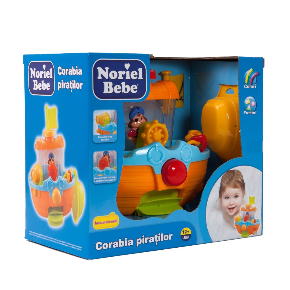 Jucarie de baie Noriel Bebe Corabia piratilor