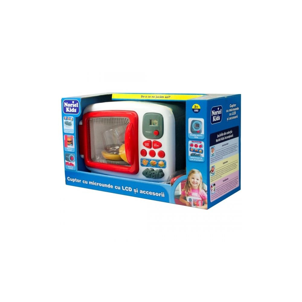 Noriel Kids - Cuptor cu microunde cu LCD si accesorii