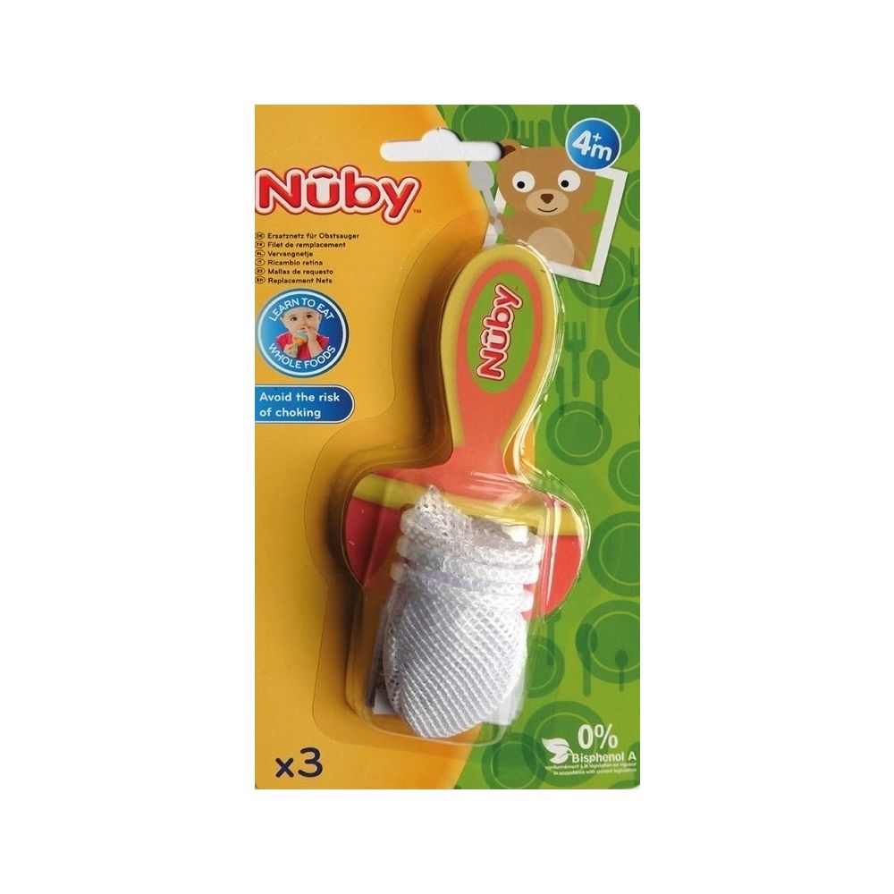 Nuby  Nibbler, set 3 plase de rezerva
