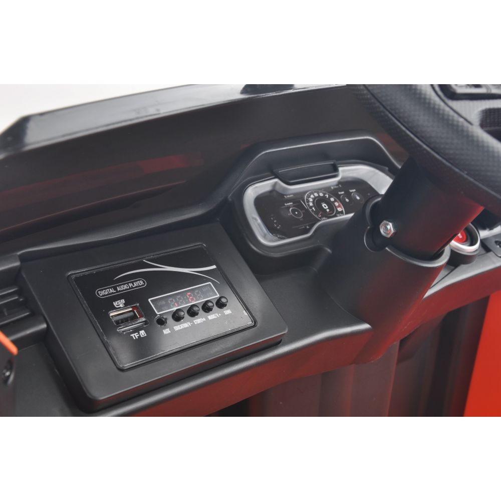 Masinuta electrica Audi Q8, Portocaliu