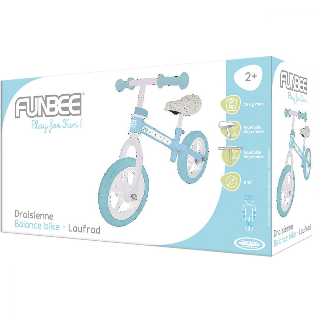 Bicicleta fara pedale Funbee, Turcoaz