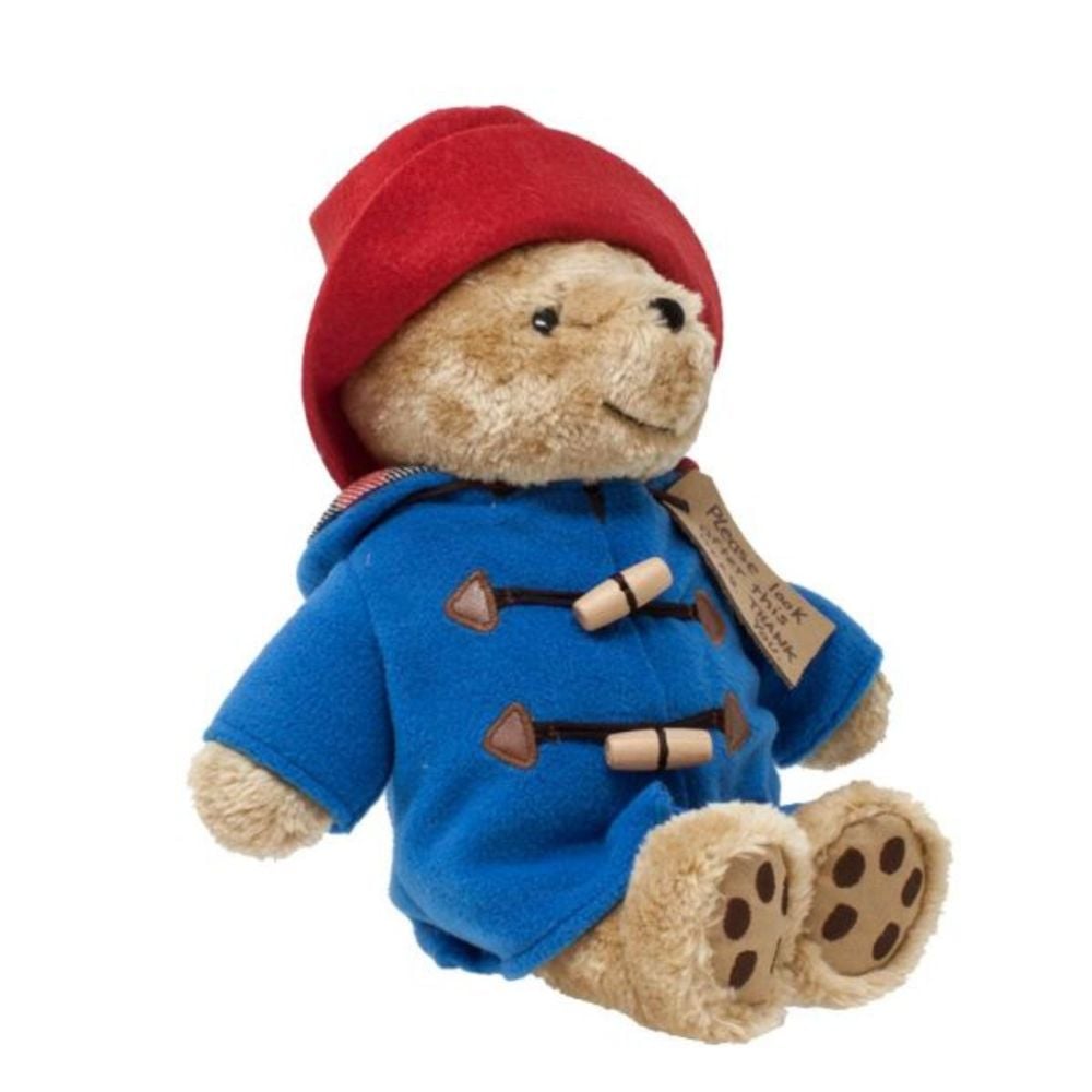 Jucarie din plus, ursuletul Paddington cu haina albastra, 30 cm