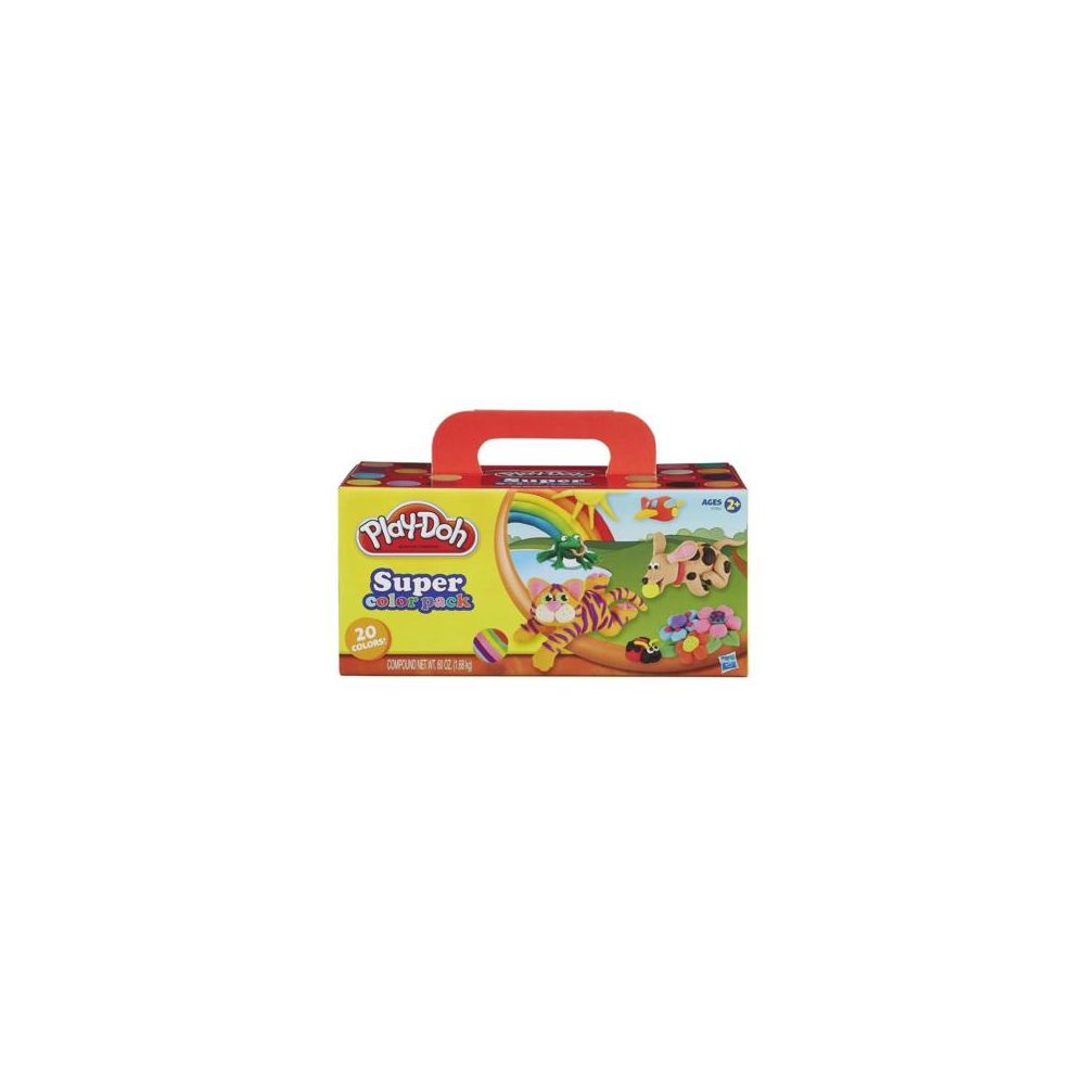 Set plastilina Play-Doh - Pachet Super Color, 20 buc
