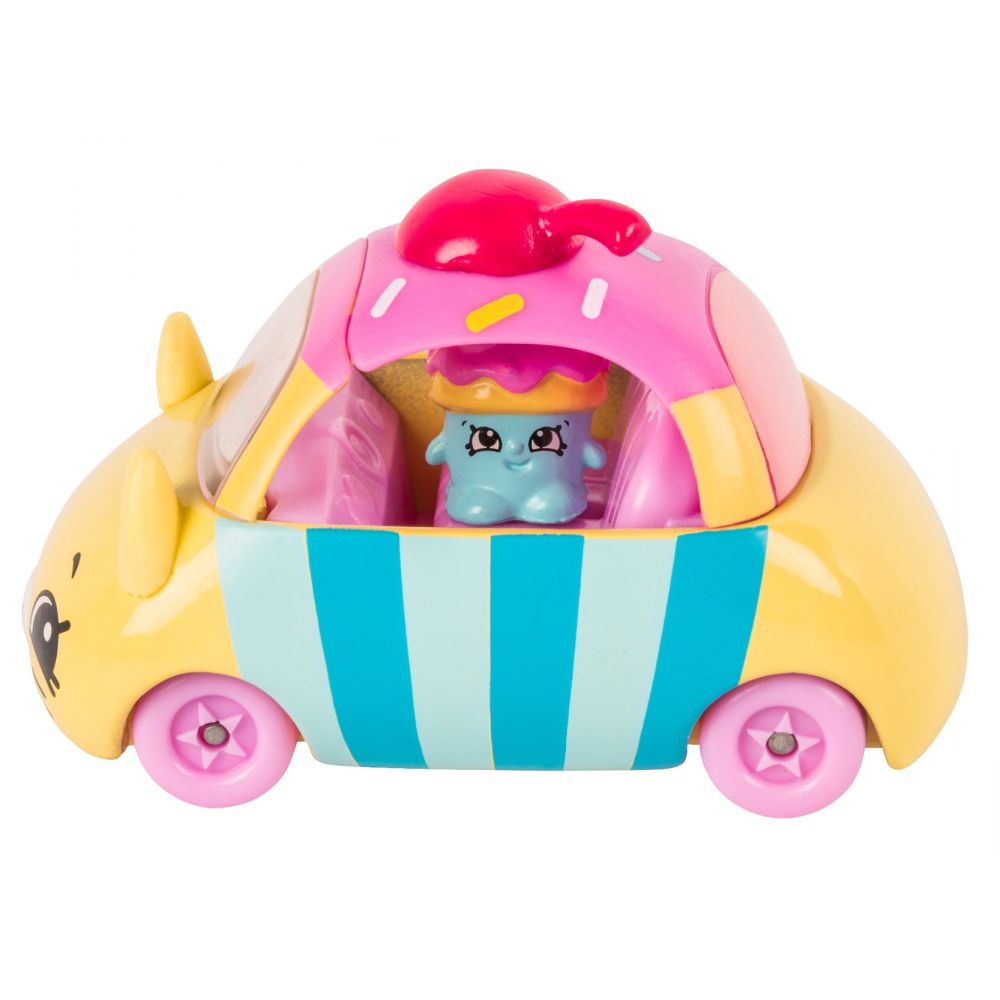 Pachet masinuta cu figurina Cutie Cars Cupcake Cruiser Seria 1