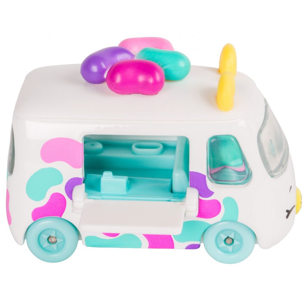 Pachet masinuta cu figurina Cutie Cars Jelly Bean Seria 1