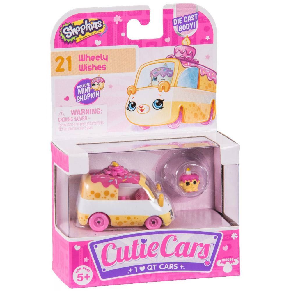 Pachet masinuta cu figurina Cutie Cars Wheely Wishes Seria 1