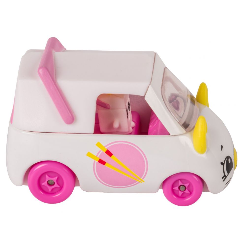 Pachet masinuta cu figurina Cutie Cars Zoomy Noodles Seria 1