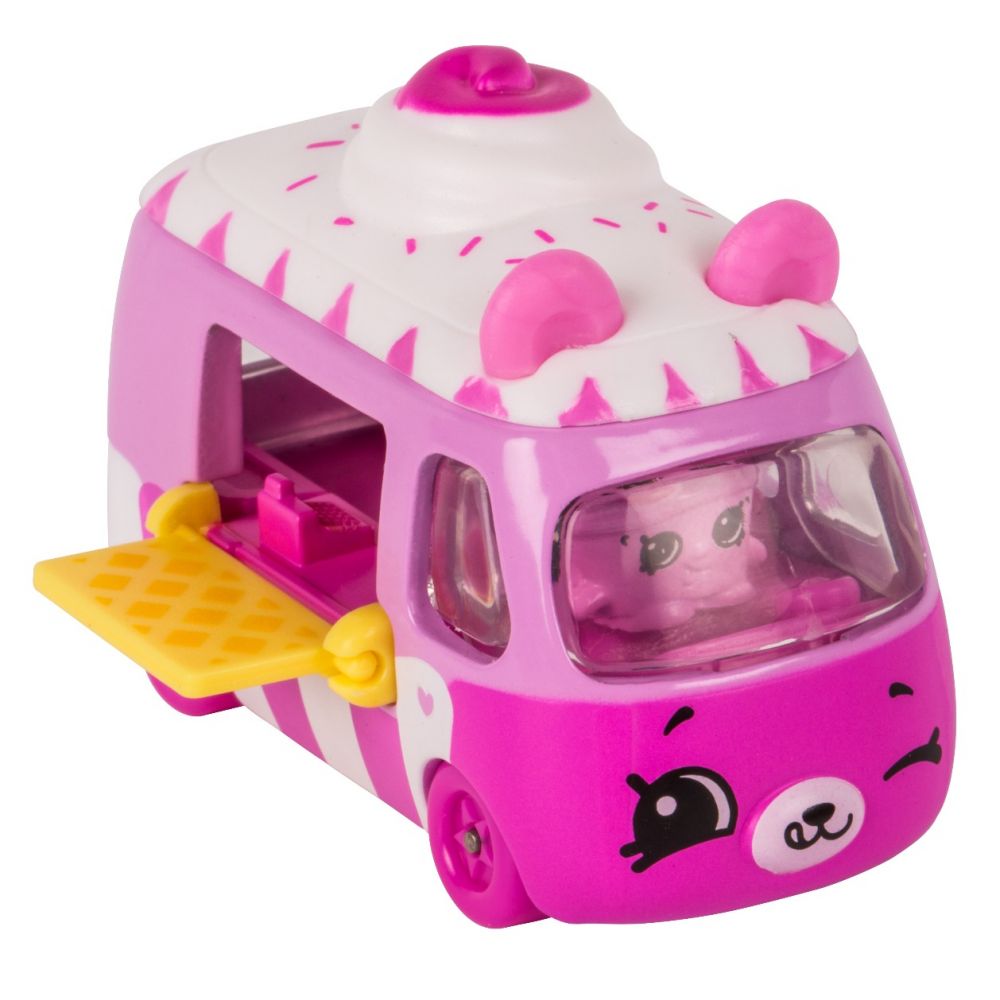 Pachet masinuta cu figurina Cutie Cars, Ice Cream Dream Car, Seria 1