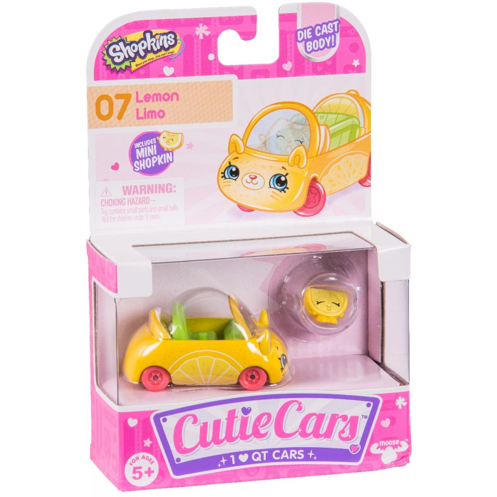 Pachet masinuta cu figurina Cutie Lemon Limo Seria 1