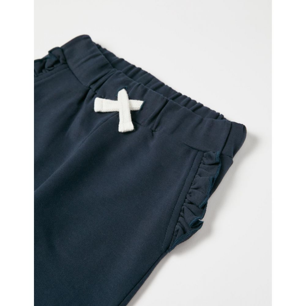 Pantaloni sport drepti cu talie elastica, Zippy, Bluemarin