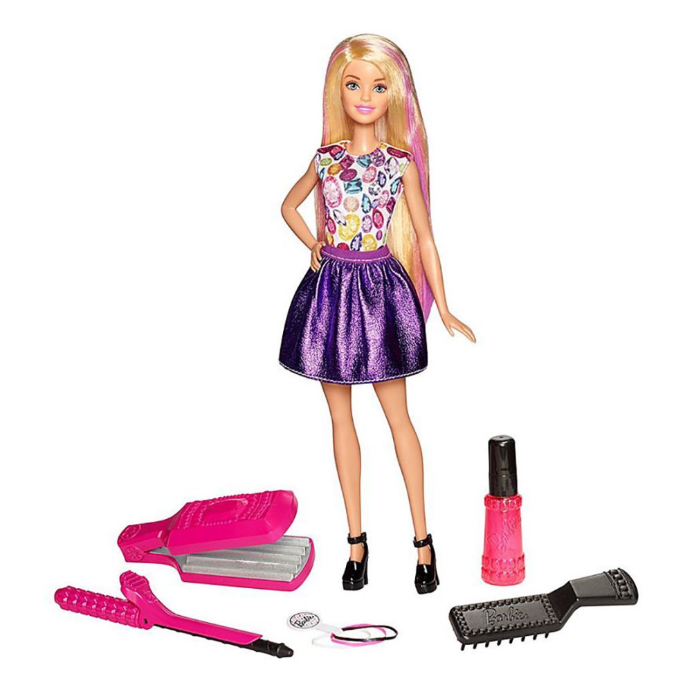 Papusa Barbie D.I.Y. Crimps & Curls