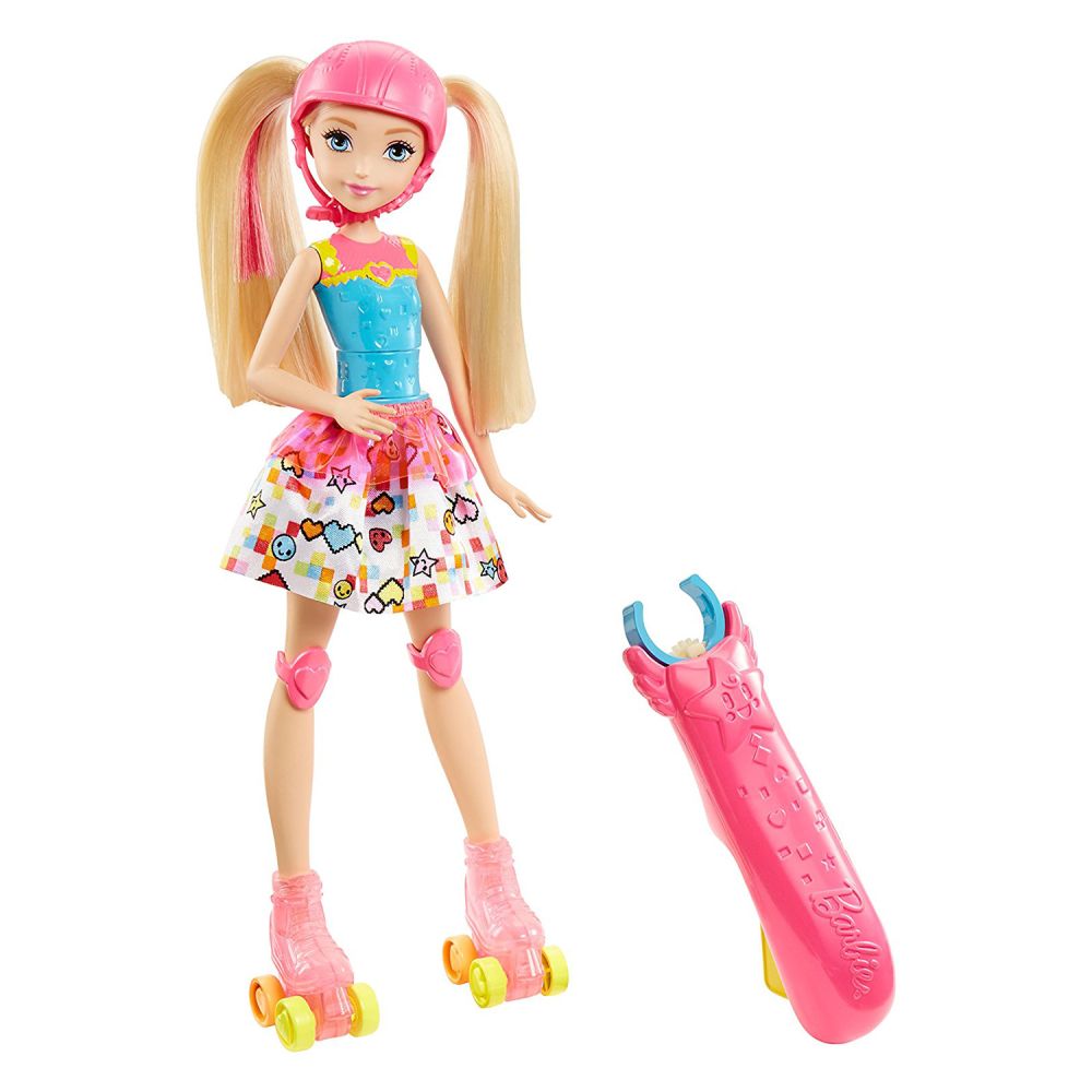 Papusa Barbie pe patine  - Video Game Hero