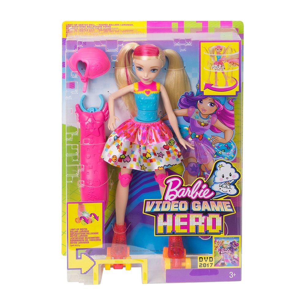Papusa Barbie pe patine  - Video Game Hero