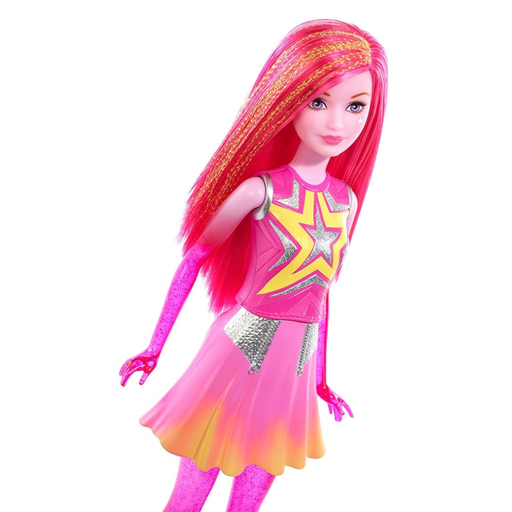 Papusa Barbie Star Light Adventure - Pink and Blue Galaxy
