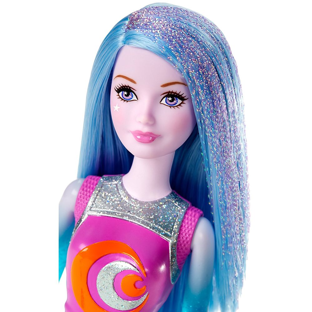 Papusa Barbie Star Light Adventure - Pink and Blue Galaxy