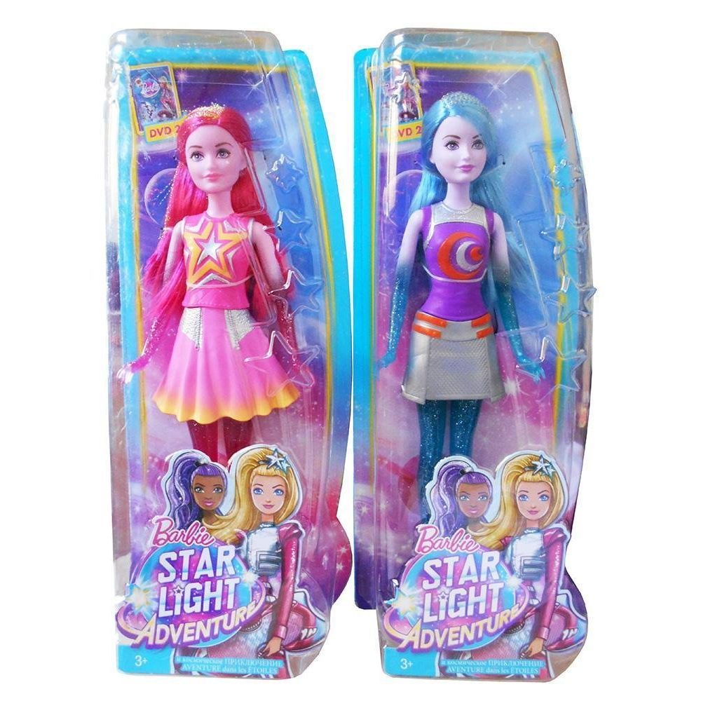Papusa Barbie Star Light Adventure - Pink and Blue Galaxy
