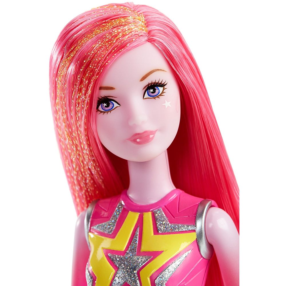 Papusa Barbie Star Light Adventure - Pink and Blue Galaxy