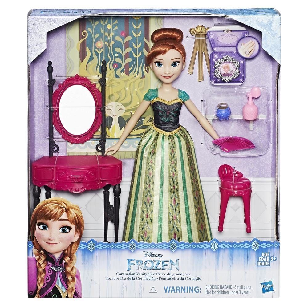 Papusa Disney Frozen - Anna si masuta de infrumusetare