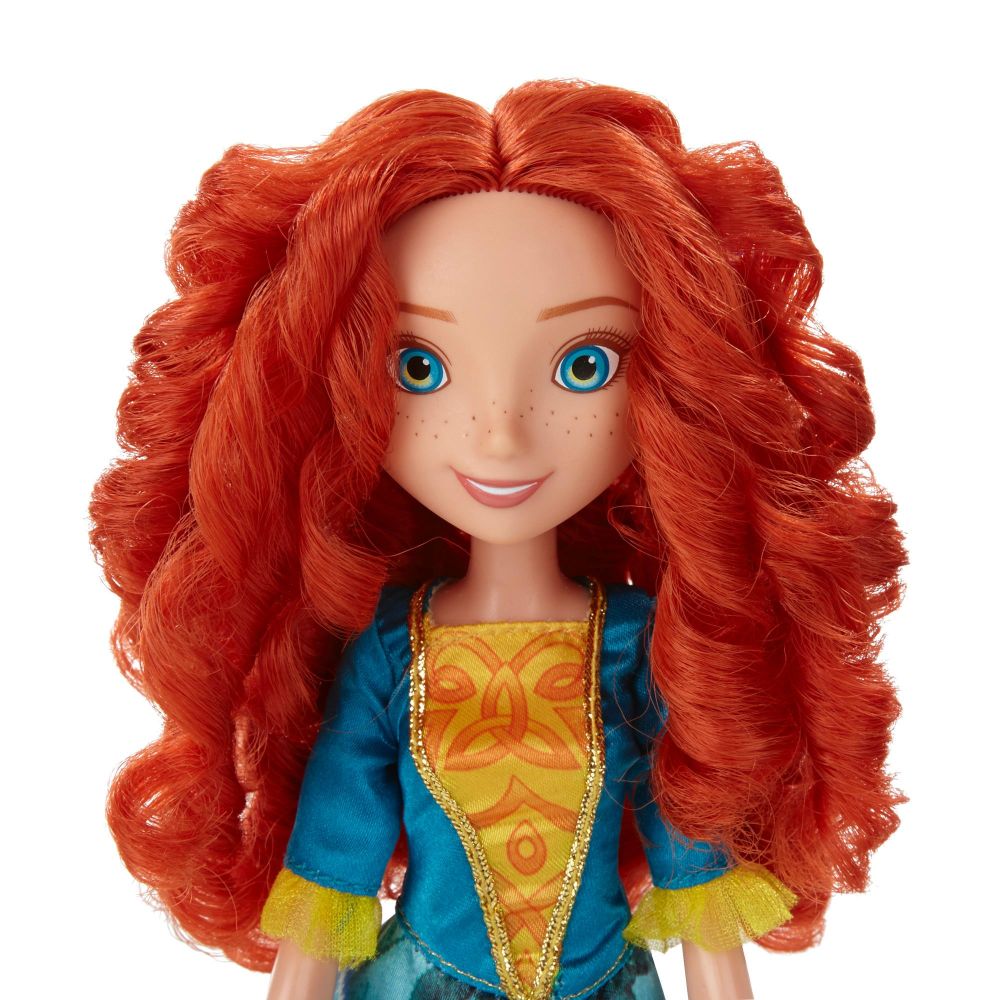 Papusa Disney Princess Merida cu rochie magica 