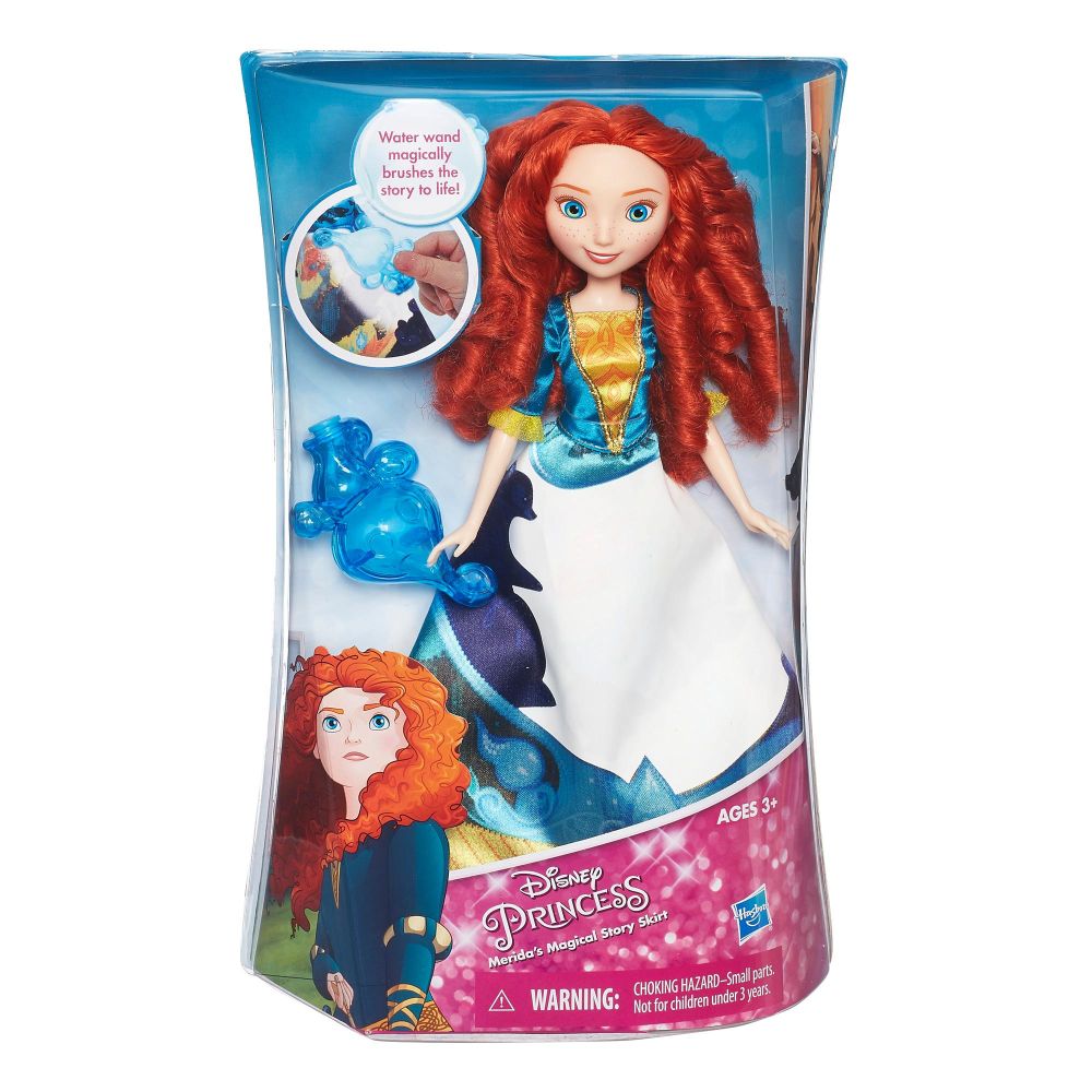 Papusa Disney Princess Merida cu rochie magica 