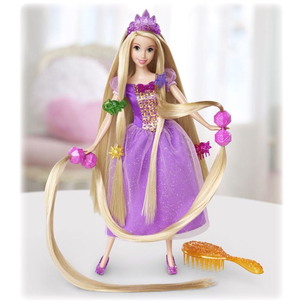 Papusa Disney Princess - Rapunzel cu par de basm