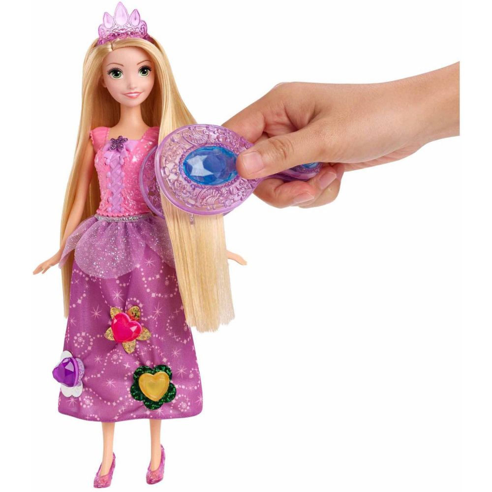 Papusa Disney Princess - Rapunzel si pietrele pretioase
