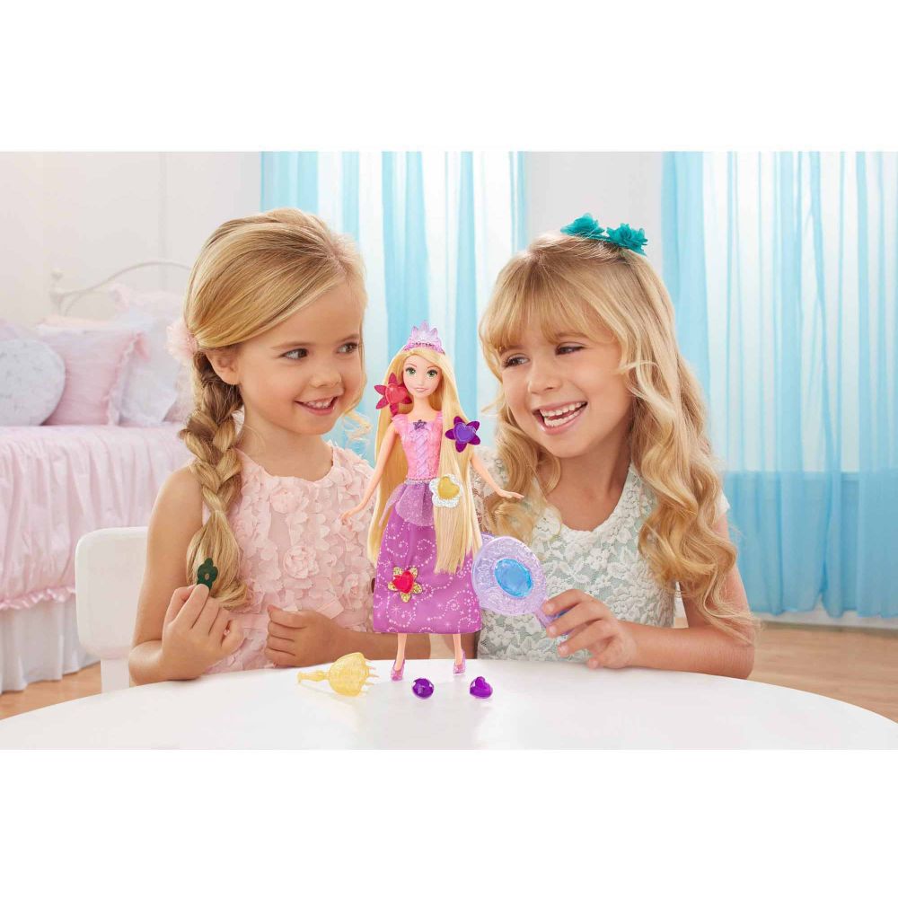 Papusa Disney Princess - Rapunzel si pietrele pretioase