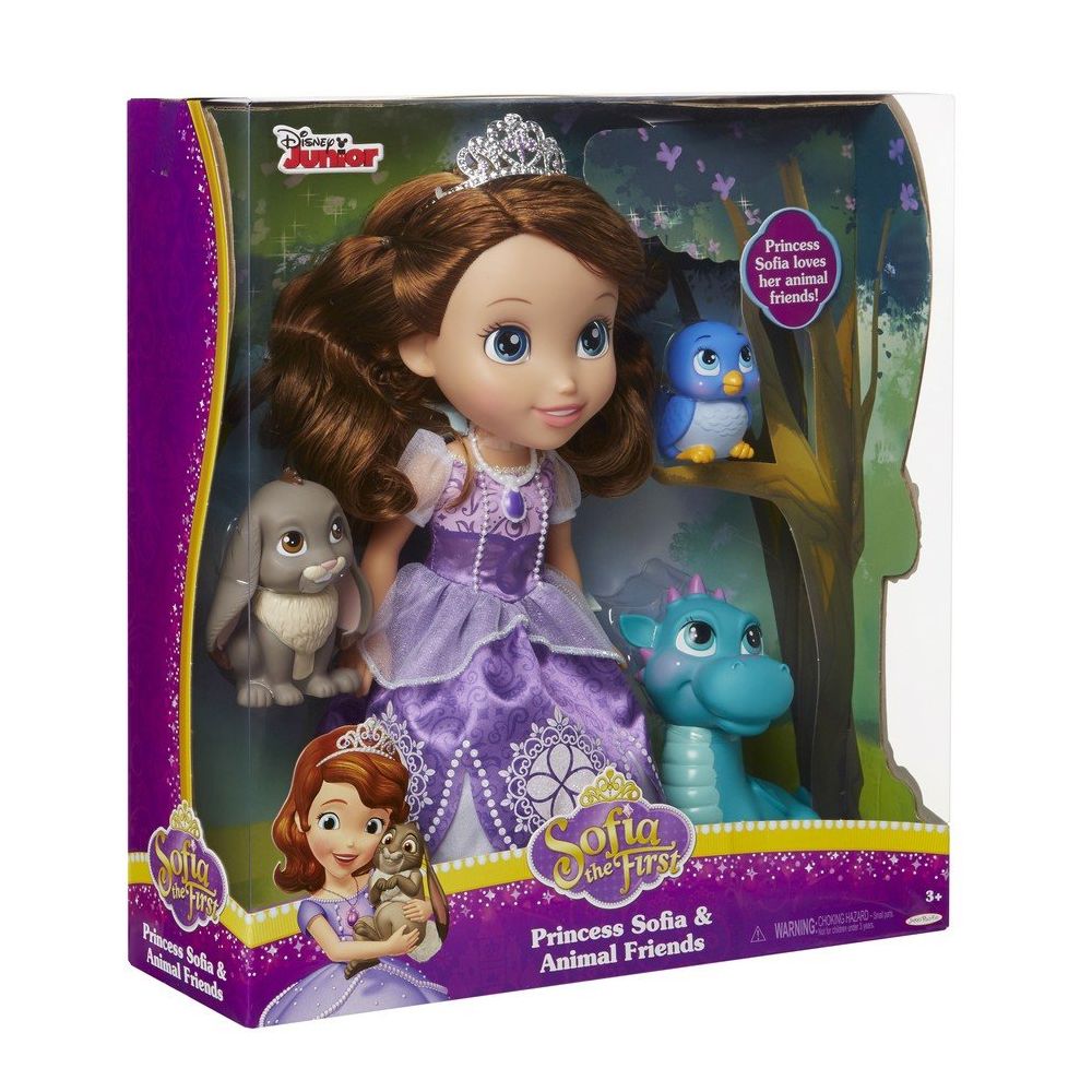 Papusa Disney Princess - Sofia si prietenii animale