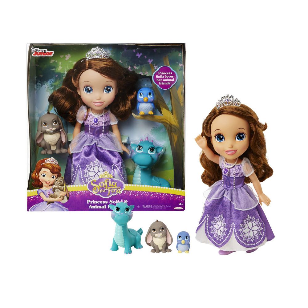 Papusa Disney Princess - Sofia si prietenii animale