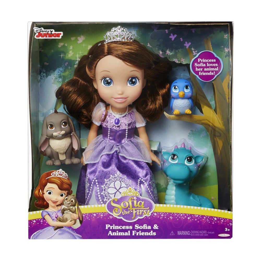 Papusa Disney Princess - Sofia si prietenii animale