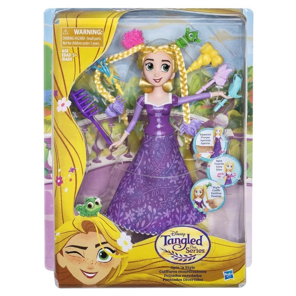 Papusa Disney Princess Spin 'N Style - Rapunzel