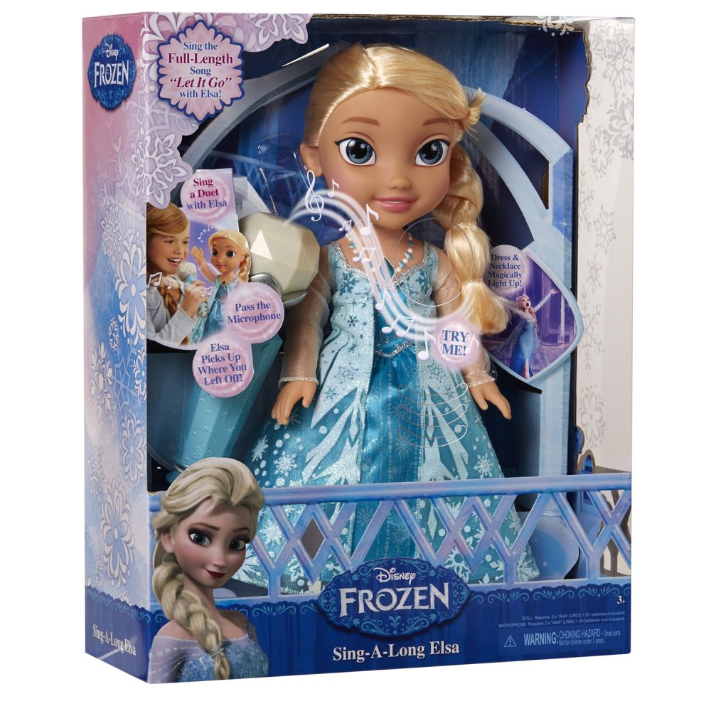 Papusa Disney Frozen - Elsa care canta