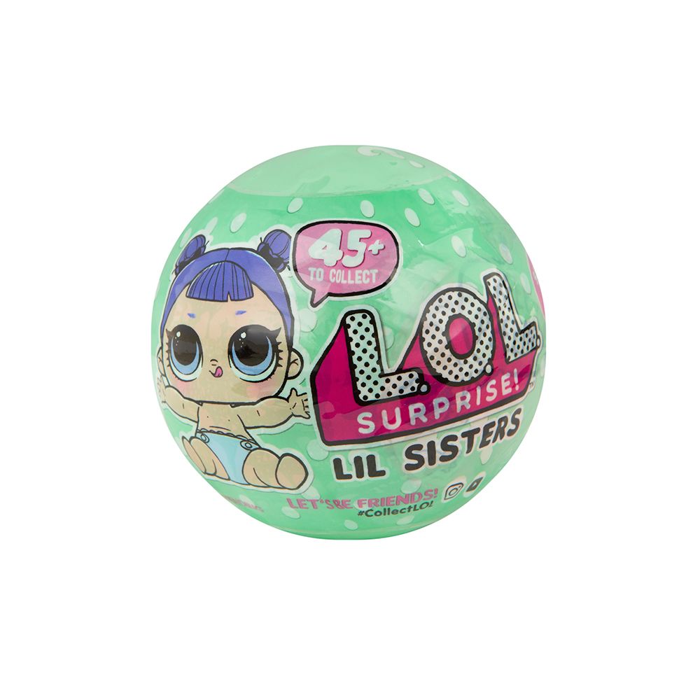 Papusa LOL Lil Sisters Surprise - Ball, 5 piese