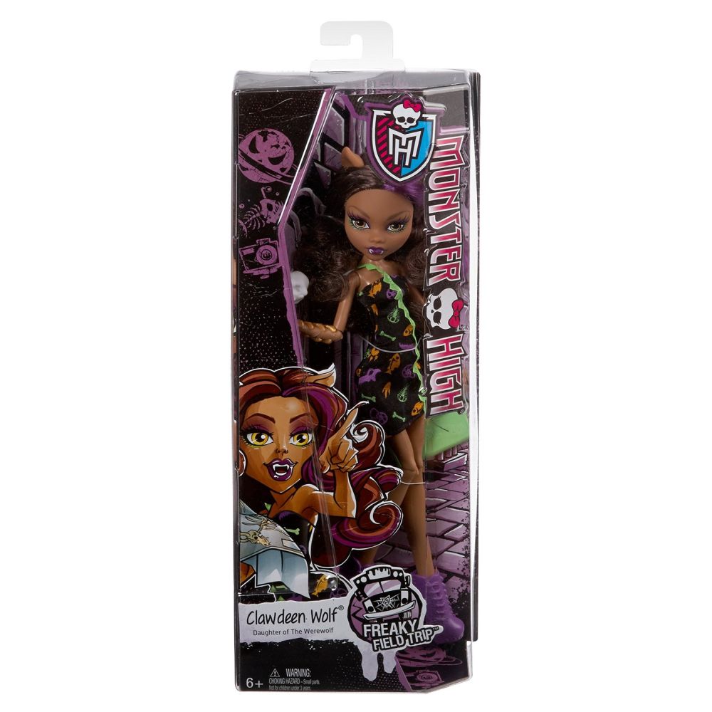 Papusa  Monster High Freaky Field Trip - Clawdeen Wolf 