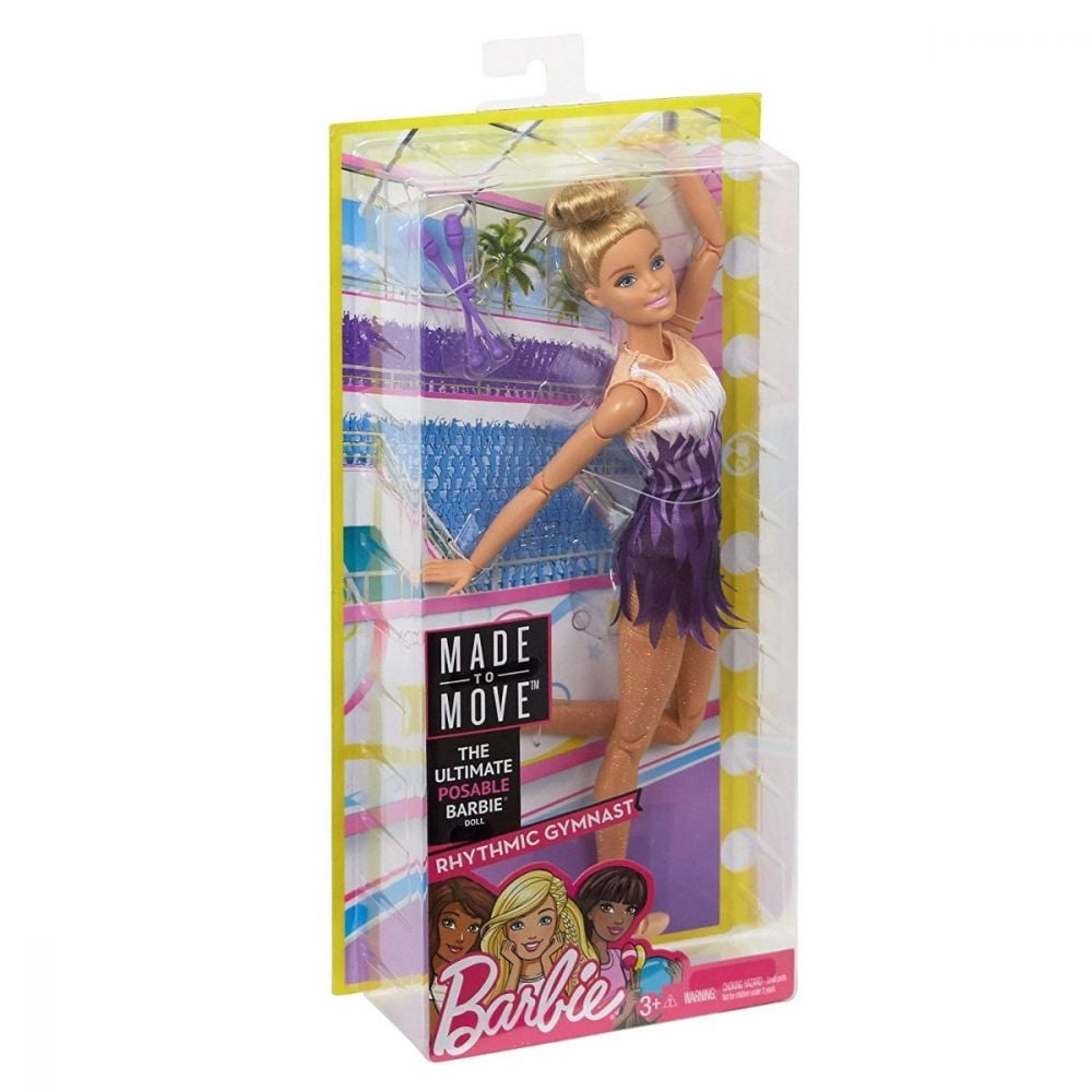 Papusa Barbie Made to Move, Gimnasta ritmica FJB18