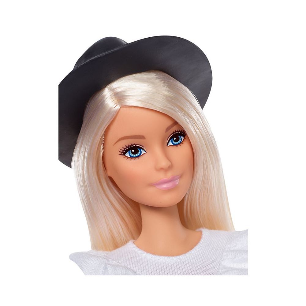 Papusa cu haine de schimb Barbie Fashionistas Happy Hipster