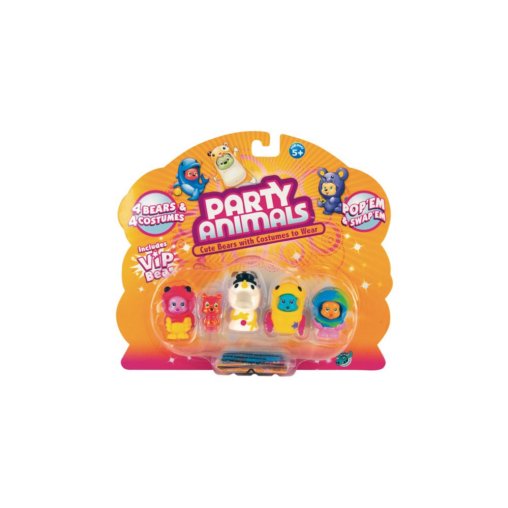 Party Animals - 4 bucati (Blister)