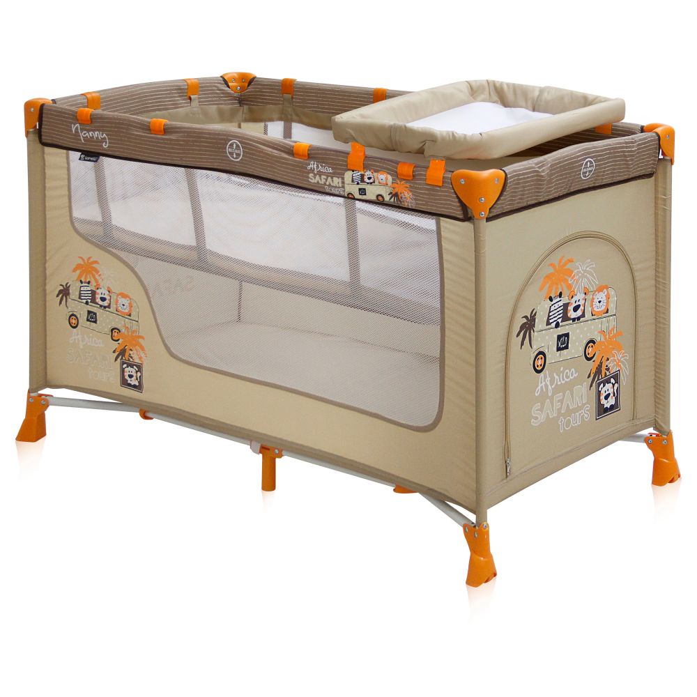 Patut bebe Lorelli Classic Nanny - Beige Safari Tours
