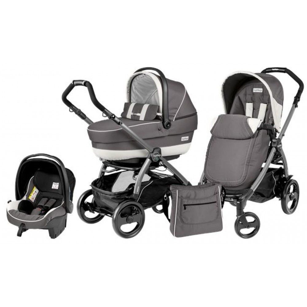 Peg Perego - Carucior 3 in 1 Book Plus Black Completo-Picadilly