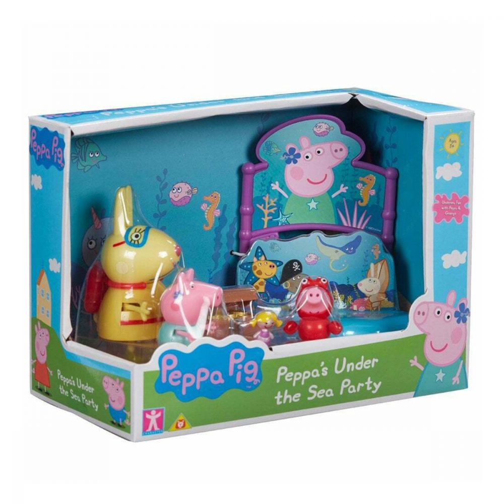 Set figurine Peppa Pig, Under the sea party