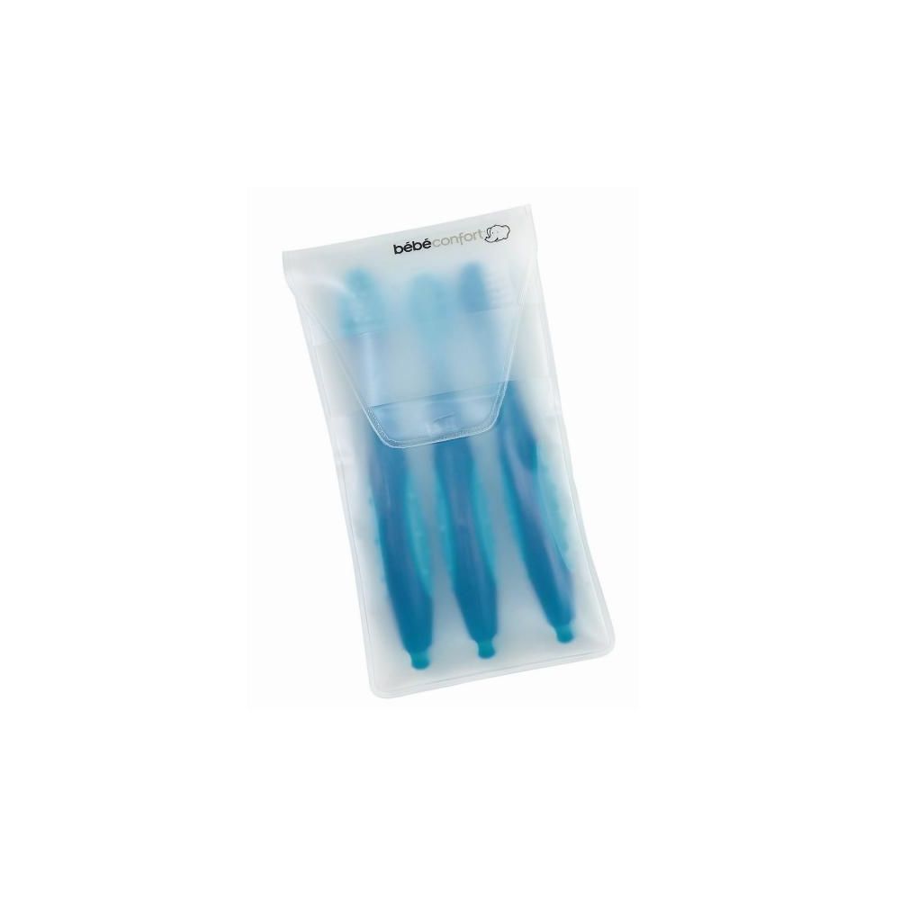 Periute de dinti Bebe Confort, 0 - 36 luni, 3 buc