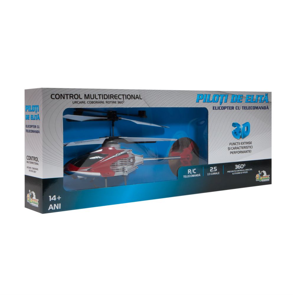 Piloti de elita NORIEL - Elicopter cu telecomanda, rosu