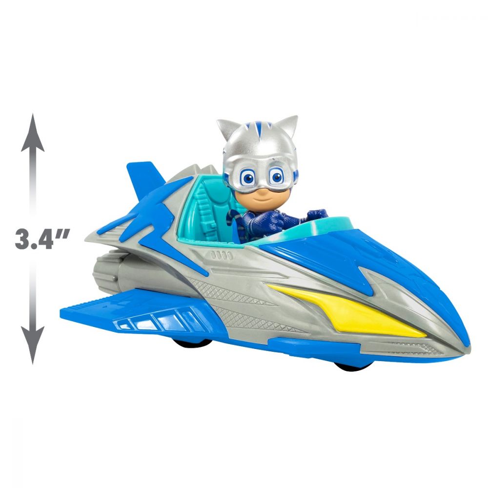 Masinuta cu figurina Pj Masks Save The Sky, Cat-Car 95821
